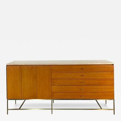 Paul McCobb Paul McCobb for Calvin Travertine Top Credenza