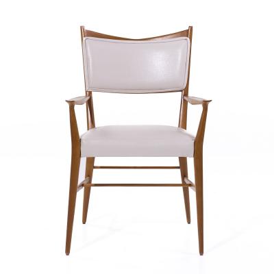 Paul McCobb Paul McCobb for Calvins Irwin Collection Leather Dining Chairs Set of 8