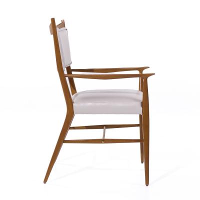 Paul McCobb Paul McCobb for Calvins Irwin Collection Leather Dining Chairs Set of 8