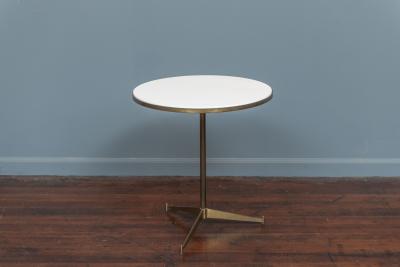 Paul McCobb Paul McCobb for Directional Brass and Vitrolite Cigarette Table