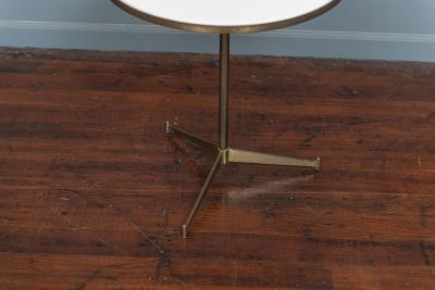 Paul McCobb Paul McCobb for Directional Brass and Vitrolite Cigarette Table