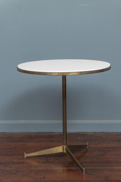 Paul McCobb Paul McCobb for Directional Brass and Vitrolite Cigarette Table