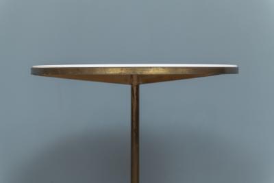 Paul McCobb Paul McCobb for Directional Brass and Vitrolite Cigarette Table