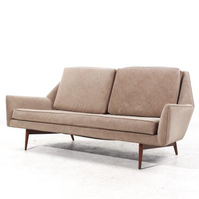 Paul McCobb Paul McCobb for Directional Mid Century Angle Arm Sofa