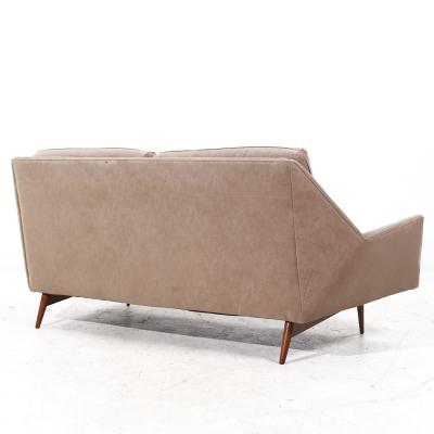 Paul McCobb Paul McCobb for Directional Mid Century Angle Arm Sofa