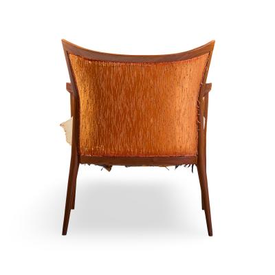 Paul McCobb Paul McCobb for Directional Mid Century Walnut Lounge Chair