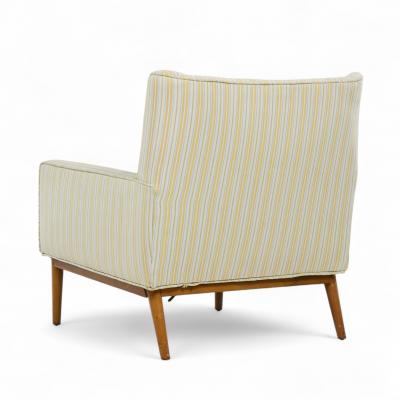 Paul McCobb Paul McCobb for Directional Model 302 Mid Century Walnut Lounge Chairs Pair