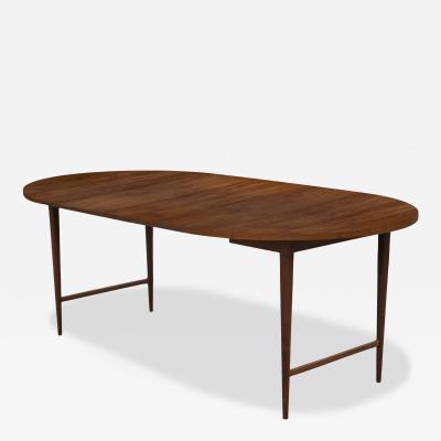 Paul McCobb Paul McCobb for Lane Delineator Walnut Extension Dining Table with 3 Leaves