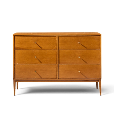 Paul McCobb Paul McCobb for Planner Group Mid Century 6 Drawer Lowboy Dresser