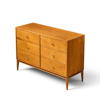 Paul McCobb Paul McCobb for Planner Group Mid Century 6 Drawer Lowboy Dresser