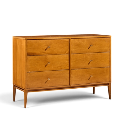 Paul McCobb Paul McCobb for Planner Group Mid Century 6 Drawer Lowboy Dresser