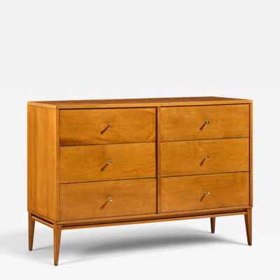 Paul McCobb Paul McCobb for Planner Group Mid Century 6 Drawer Lowboy Dresser