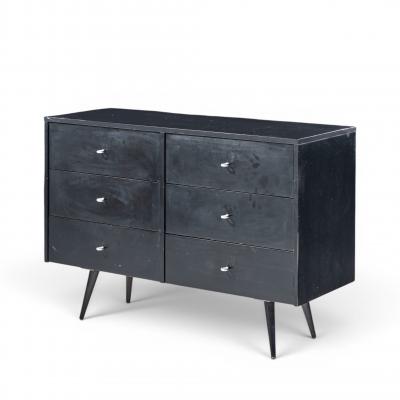 Paul McCobb Paul McCobb for Planner Group Mid Century Ebonized 6 Drawer Dresser