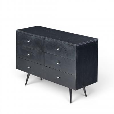 Paul McCobb Paul McCobb for Planner Group Mid Century Ebonized 6 Drawer Dresser