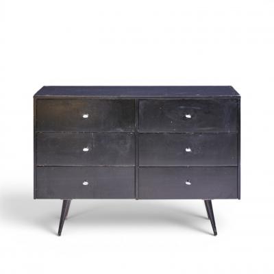 Paul McCobb Paul McCobb for Planner Group Mid Century Ebonized 6 Drawer Dresser