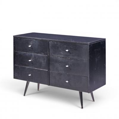 Paul McCobb Paul McCobb for Planner Group Mid Century Ebonized 6 Drawer Dresser