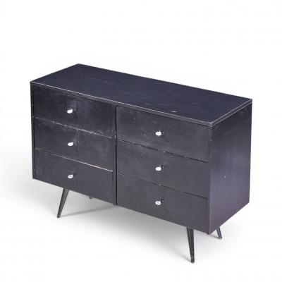 Paul McCobb Paul McCobb for Planner Group Mid Century Ebonized 6 Drawer Dresser