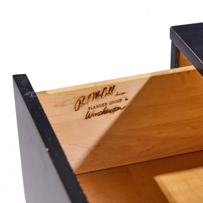 Paul McCobb Paul McCobb for Planner Group Mid Century Ebonized 6 Drawer Dresser