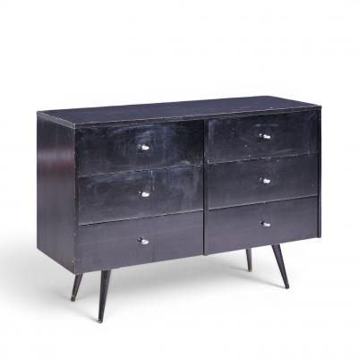 Paul McCobb Paul McCobb for Planner Group Mid Century Ebonized 6 Drawer Dresser