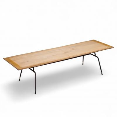 Paul McCobb Paul McCobb for Planner Group Mid Century Iron Base Coffee Table
