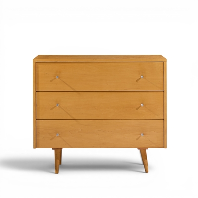 Paul McCobb Paul McCobb for Planner Group Mid Century Maple 3 Drawer Dresser