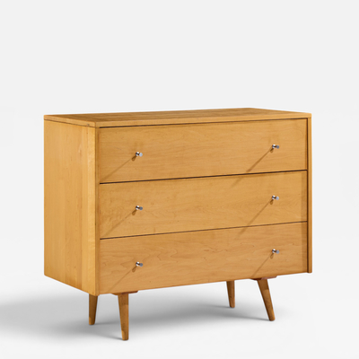 Paul McCobb Paul McCobb for Planner Group Mid Century Maple 3 Drawer Dresser