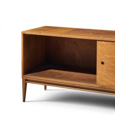 Paul McCobb Paul McCobb for Planner Group Mid Century Maple Sliding Door Credenza