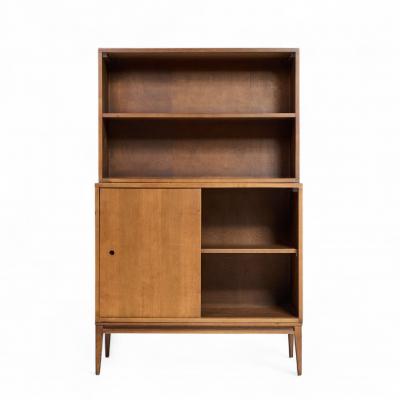 Paul McCobb Paul McCobb for Planner Group Mid Century Sliding Door Cabinet with Hutch