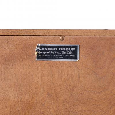 Paul McCobb Paul McCobb for Planner Group Mid Century Sliding Door Cabinet with Hutch