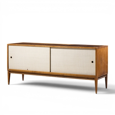 Paul McCobb Paul McCobb for Planner Group Mid Century Sliding Door Credenza