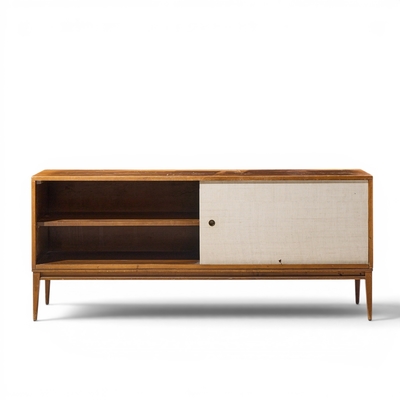 Paul McCobb Paul McCobb for Planner Group Mid Century Sliding Door Credenza