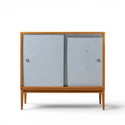 Paul McCobb Paul McCobb for Planner Group Mid Century Sliding Door Credenza with Hutch