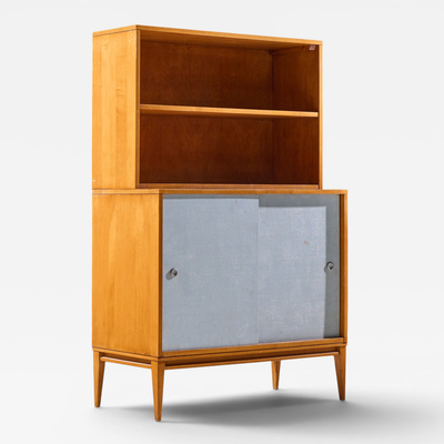Paul McCobb Paul McCobb for Planner Group Mid Century Sliding Door Credenza with Hutch