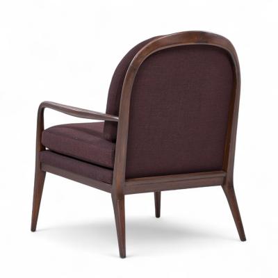 Paul McCobb Paul McCobb for Widdicomb Mid Century Walnut Lounge Chairs Pair