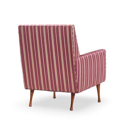 Paul McCobb Paul McCobb for Widdicomb Symmetric Group Mid Century Walnut Lounge Chair Pair