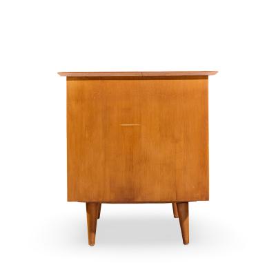 Paul McCobb Paul McCobb for Winchendon Mid Century Maple Double Pedestal Desk with T Pulls