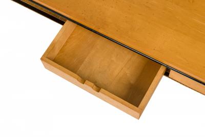 Paul McCobb Paul McCobb for Winchendon Planner Blond Wood and Iron Two Drawer Coffee Table