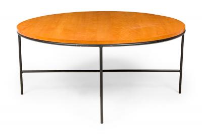 Paul McCobb Paul Mccobb For Winchendon Planner Group Circular Maple And Iron Coffee Table