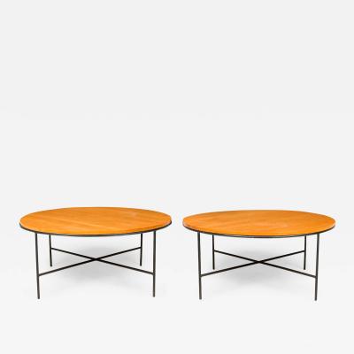 Paul McCobb Paul Mccobb For Winchendon Planner Group Circular Maple And Iron Coffee Table