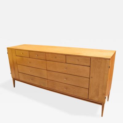 Paul Mccobb Planner Group 20 Drawer Maple Dresser By Paul Mccobb