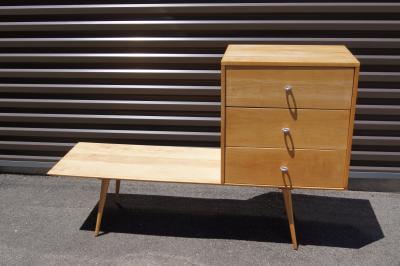 Paul McCobb Planner Group Three Drawer Chest on Low Table by Paul McCobb for Winchendon