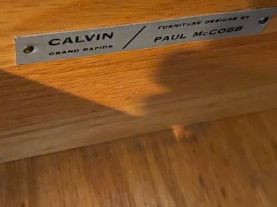 Paul McCobb STYLISH WHITE MARBLE TOP CHEST BY PAUL MCCOBB