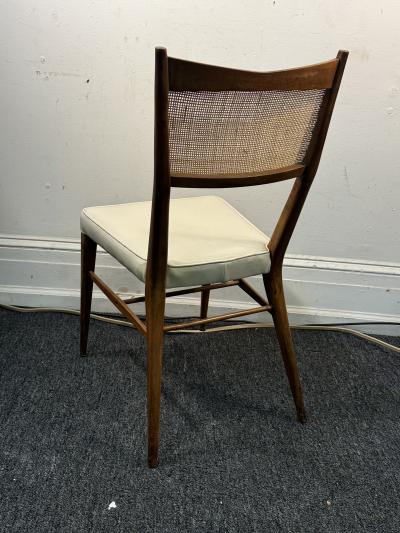 Paul McCobb SUITE OF SIX MID CENTURY MODERN CANE AND WOOD DINING CHAIRS BY PAUL McCOBB