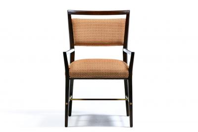 Paul McCobb Set of 20 Paul McCobb Irwin Collection Dining Chairs in Mahogany Brass c 1950