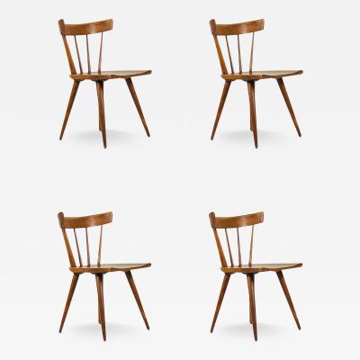 Paul McCobb Set of 4 Paul McCobb Planner Group Spindle Back Dining Chairs