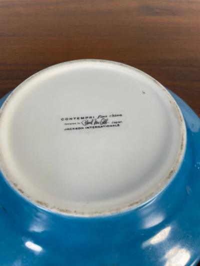 Paul McCobb Set of Paul McCobb by Jackson China Ceramic Sugar Bowl Milk Pitcher and Bowl