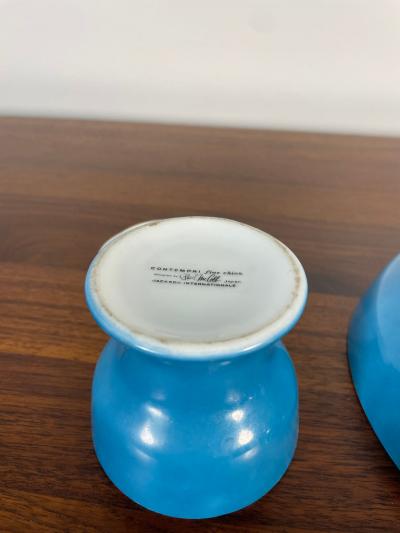 Paul McCobb Set of Paul McCobb by Jackson China Ceramic Sugar Bowl Milk Pitcher and Bowl