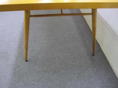Paul McCobb Signed Paul McCobb Maple Extension Dining Table Two Leaves Mid Century Modern