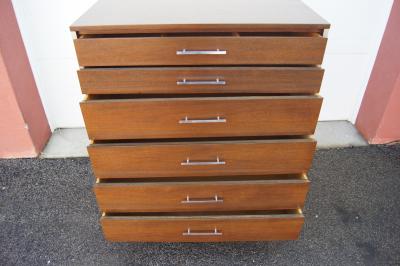 Paul McCobb Six Drawer Walnut Dresser by Paul McCobb for Calvin Furniture