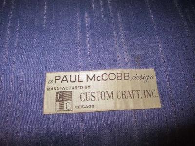 Paul McCobb Stunning Signed Paul McCobb Long Sofa Mid Century Modern